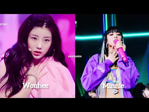 R U Next vs (G)I-DLE 'MY BAG' (A Different Member Sing in Each Ear)