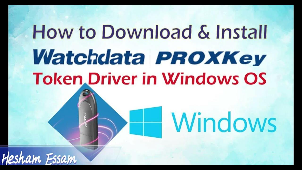 How to download install proxkey token driver youtube