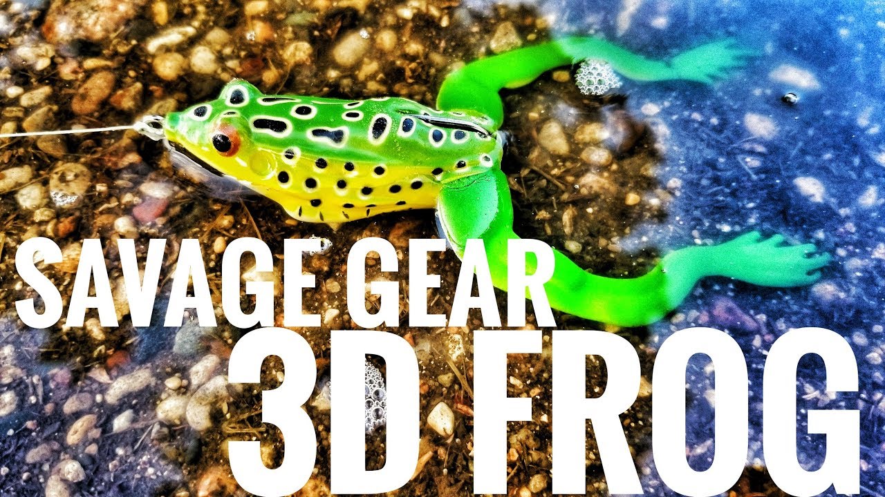 Savage Gear 3D Frog  On the Water Lure Review 