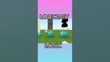 MINECRAFT DIAMOND BLOCK💎 LOGIC BE LIKE II SUBSCRIBE.. #shorts #viral