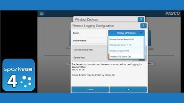 Remote Data Logging Initiation (SPARKvue)
