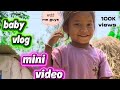 Cute Baby Mini Vlog 😍 | Village Life Vlog | 100K Views Support Me Guys baby vlog mini video 