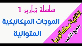 الثانية باك : سلسلة تمارين رقم 1 الموجات الميكانيكية المتوالية