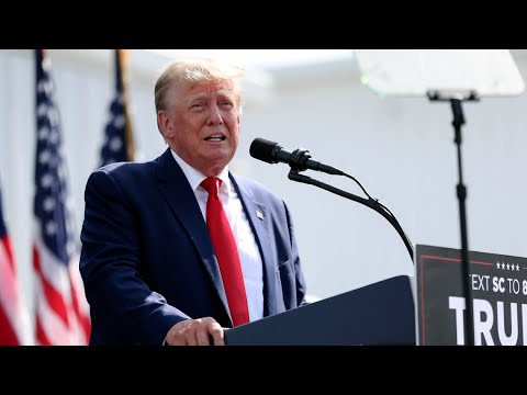 WATCH LIVE | Former President Trump speaks to auto workers in Clinton Twp.