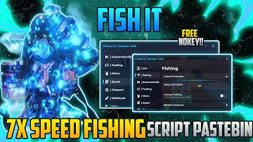 SCRIPT FISH IT Terbaru 2025 || 7X SPEED FISHING|| FREE INSTANT FISHING (FREE NO KEY) 🥇🔥