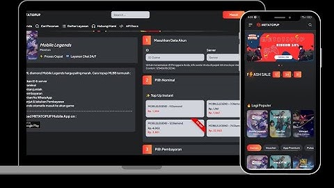 Source Code Website Top Up Games Otomatis Terbaru 2025