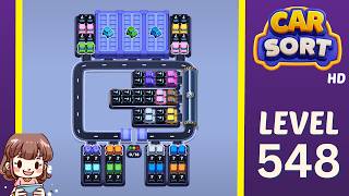 Details Car Sort Level 548 Solution Walkthrough Guide