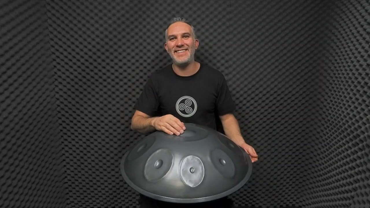 ¿Cómo tocar el Handpan por primera vez? Handpan para principiantes -12.1 Técnica Staccato en el Ding