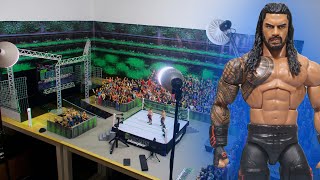 BUILDING MY NEW WWE FIGURE ARENA!