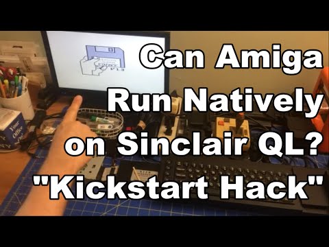 Amiga Running Natively on 1984 Sinclair QL - 