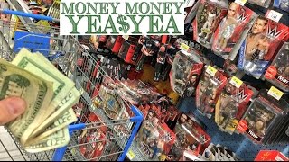Crazy Guy Finds 300.00 Buys Wwe Toys With Stolen Money At Walmart