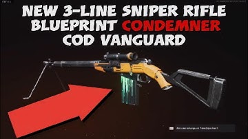 *NEW* CONDEMNER Blueprint - 3-Line Sniper Rifle - TOXIC VALKYRIE Bundle - Vanguard