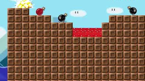 SuperTux 0.1.3 Going towards Fiery Mountains