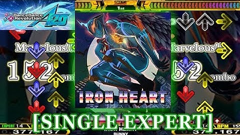 【DDR A20】 IRON HEART [SINGLE EXPERT] 譜面確認＋クラップ