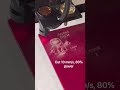 Gweike RF Laser - Cutting and Engraving 3 mm Red Acrylic