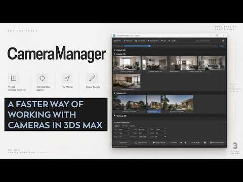 CameraManager — a better way to work with cameras in 3ds Max