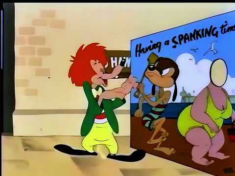 Beside the Seaside (1948) | David Hand's Esso Car-tune | 4K AI Remastered | Classic Animation