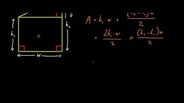 Area Of Trapezium Formula - Derived From Scratch