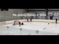 Me playing hockey in 2024 vs me playing in 2026 #shorts #hockey