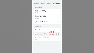 How To Enable Large  Mouse Pointer in Android smartphone #divice #smartphone