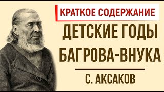 Детские годы Багрова-внука. Краткое содержание