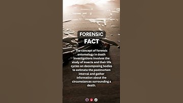 Forensic Entomology in Death Investigations | #forensicscience #forensics