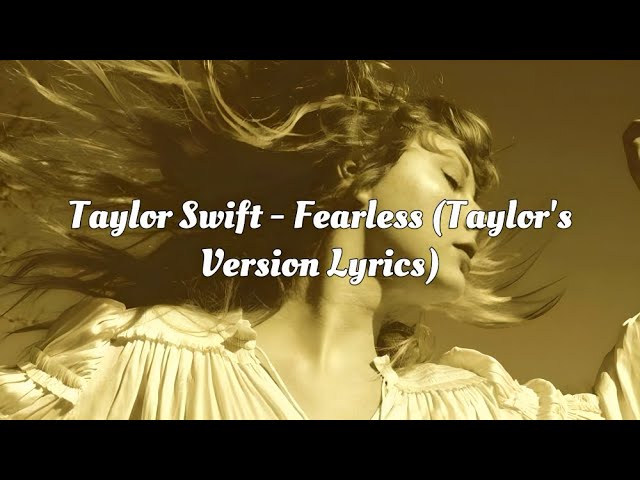 Taylor Swift - Don't You (Taylor's Version :Lyrics) (From The