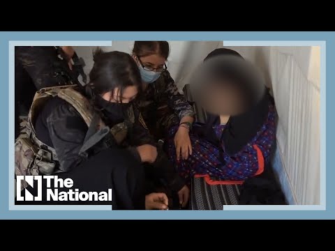 Women freed after being held by ISIS at Al Hol camp