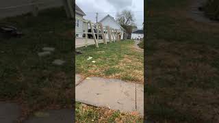 How to build a privacy fence time lapse