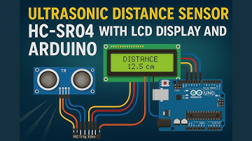 📏🔍 Ultrasonic Distance Sensor with LCD Display 📟 | Arduino + HC-SR04 Project 🤖✨
