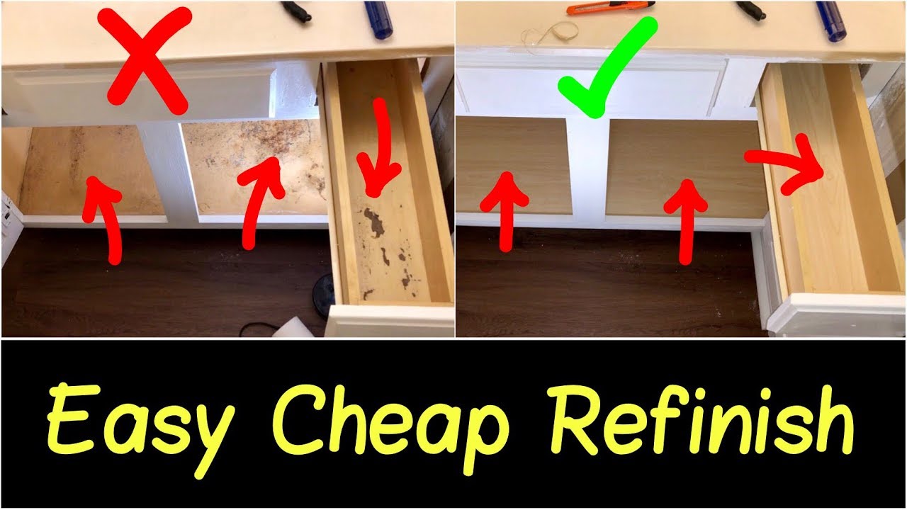 Refinish Cabinets Without Stripping Refinish Option Vinyl Film