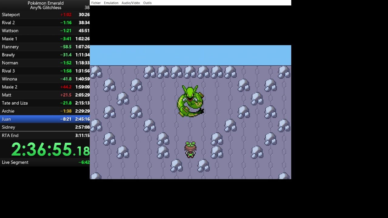 Speedrun Pokemon Emerald Any% Abraless in 