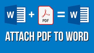 Merge files: How to add multiple pdf to word document| add pdf to word document| combine pdf to word