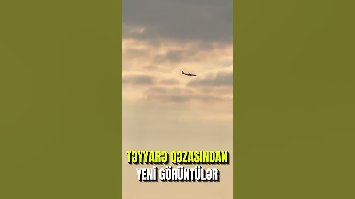 Təyyarə qəzasının YENİ GÖRÜNTÜLƏRİ YAYILDI