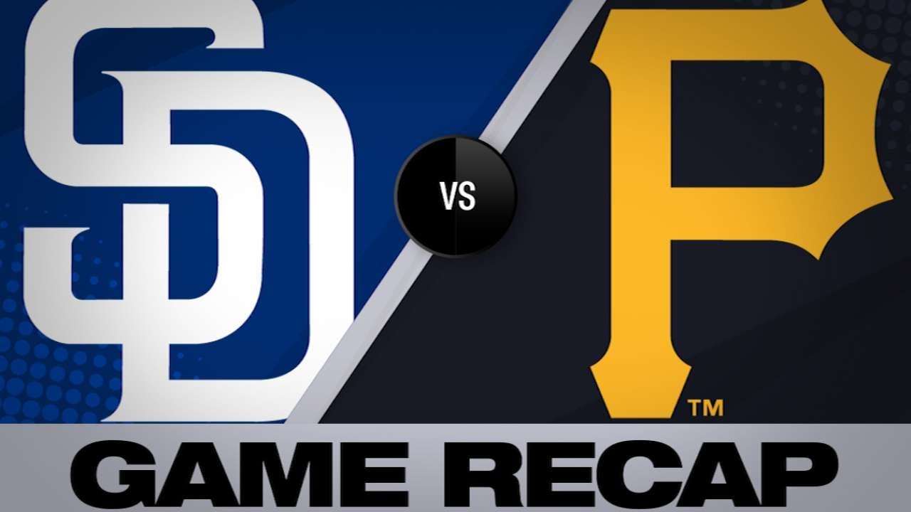 baseball ops 4-run 8th lifts Pirates past Padres | Padres-Pirates Game Highlights 6/22/19
