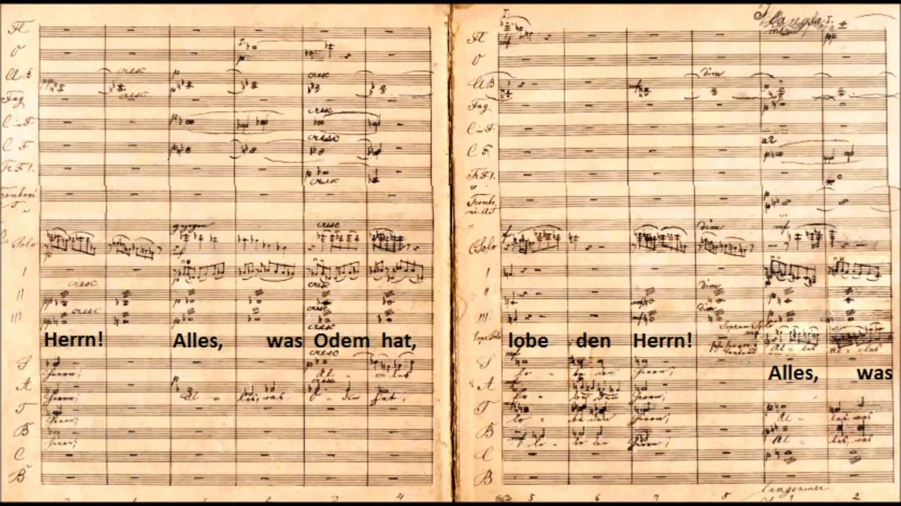 Anton Bruckner   Psalm 150 1892