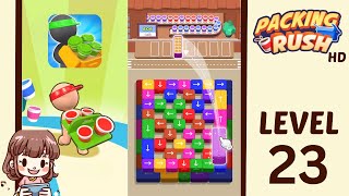 Packing Rush Level 23 Solution Walkthrough
