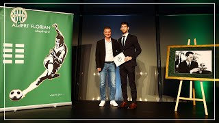 Fradi Média | Klubunk sikeres fiataljait díjazta az Albert Alapítvány | 2024.02.01.
