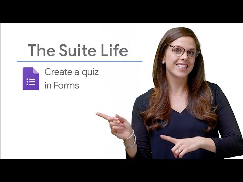 Creating a quiz in Google Forms