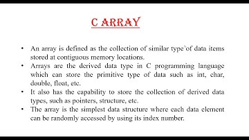 #40 Arrays | C programming Language | Beginner Video Tutorials