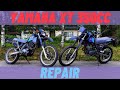 Yamaha XT 350 motorcycle repair