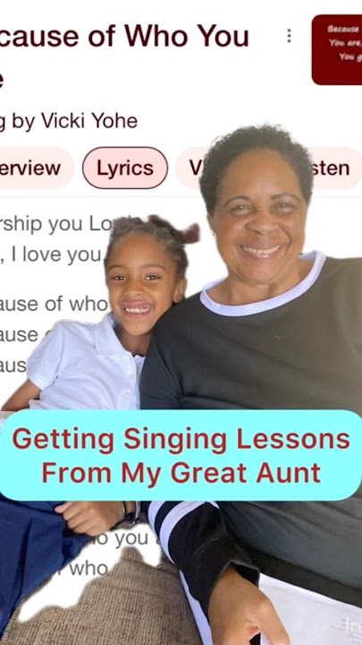 Rehearsing Our Favorite Song with My Great Aunt!!