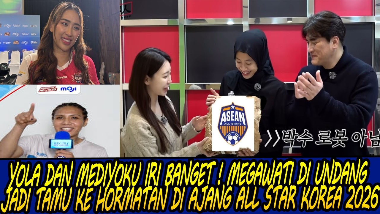 YOLA DAN MEDIYOKU IRI BANGET ! MEGAWATI DI UNDANG JADI TAMU KE HORMATAN DI AJANG ALL STAR KOREA 2026