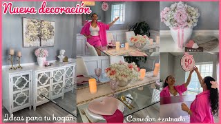 DECORACIÓN SeNCILLA &amp; ROMÁNTICA🌸 2024| Dining room Decor| IDEAS para decorar tu cASA 🏡