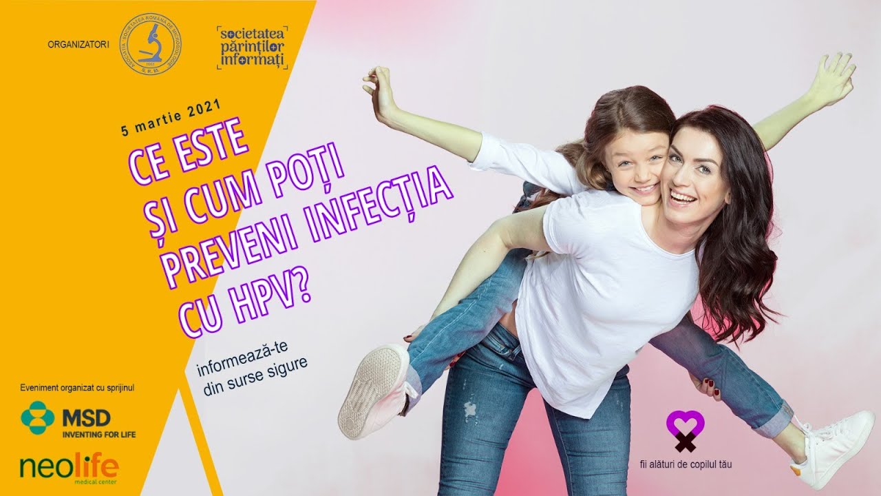 Webinar - CE ESTE ȘI CUM POȚI PREVENI INFECȚIA CU HPV?