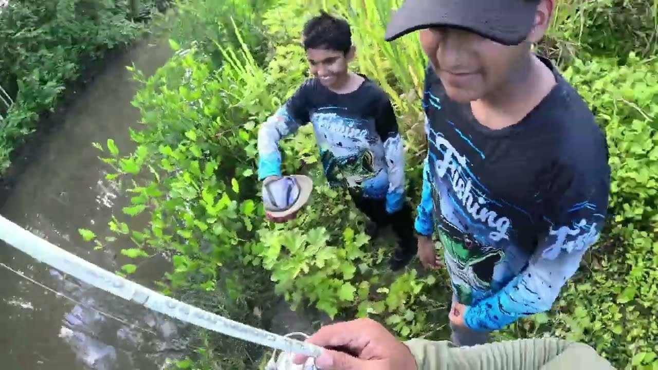 BUSH FISHING FOR TARPON WITH THE YOUTHS! Outdoor Adventure In Trinidad And Tobago - Caribbean