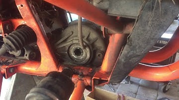 Polaris RZR 1000 front differential removal and explanation