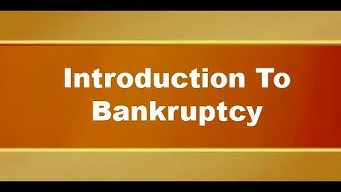 Bankruptcy Attorneys West Covina, CA - Bankruptcy Basics -- Video 1