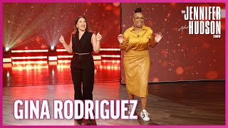 Gina Rodriguez Teaches Jennifer Hudson How to Salsa Dance