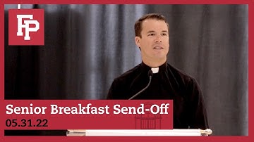 Teacher & Coach Brendan Coffey, S.J., speaks at Senior Send-Off 2022